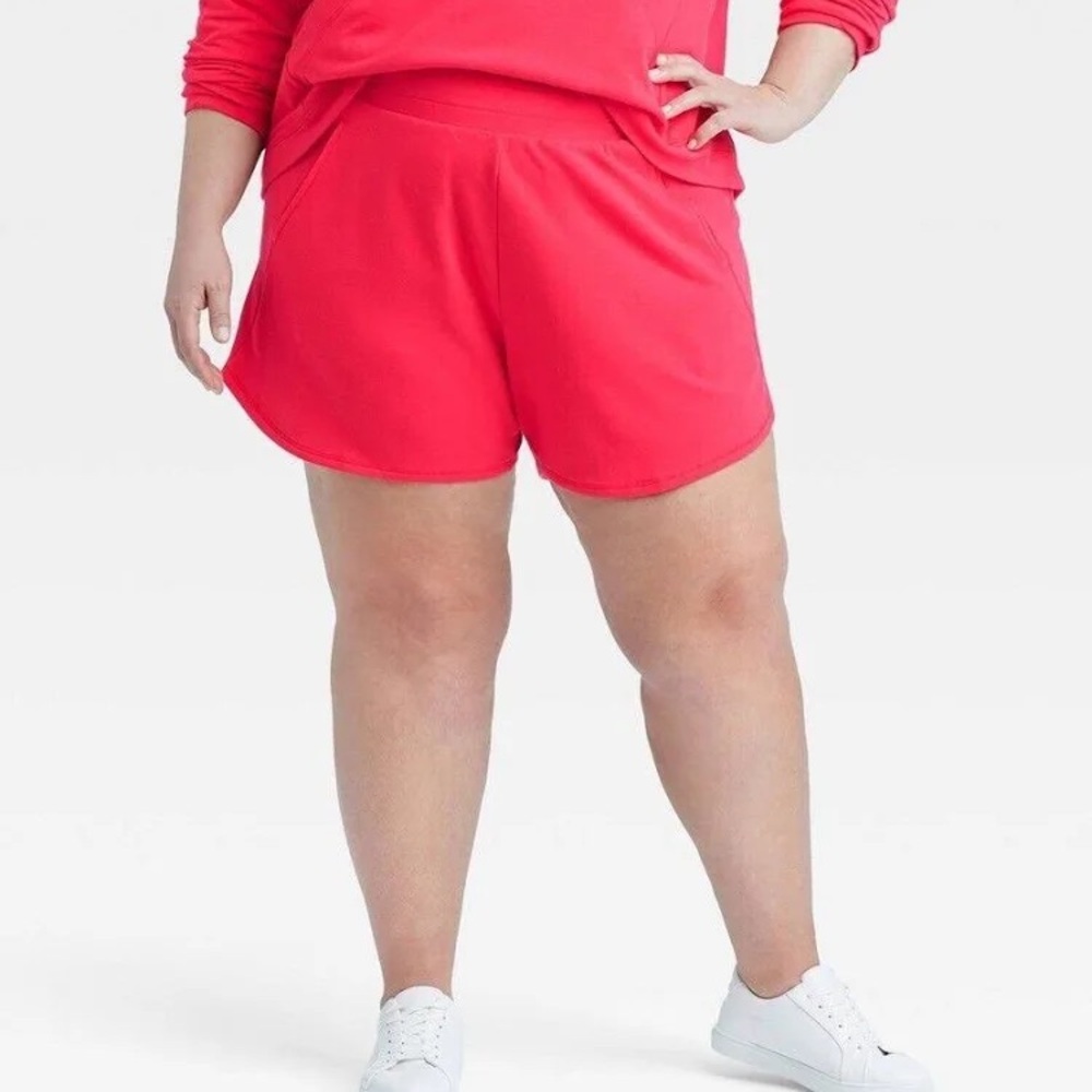 All in motion pink 4X Athletic Shorts